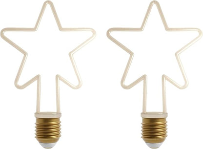 Christmas Shaped LED Bulbs E27 – 2700K Warm White, Dimmable