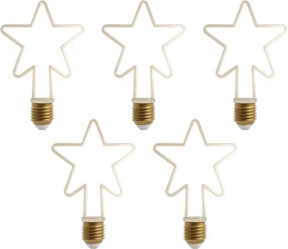 Christmas Shaped LED Bulbs E27 – 2700K Warm White, Dimmable