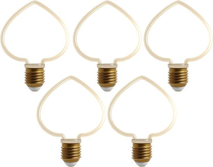 Christmas Shaped LED Bulbs E27 – 2700K Warm White, Dimmable