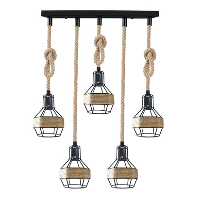 Aapon mini market -Hemp Design Kitchen Lights For Over Table