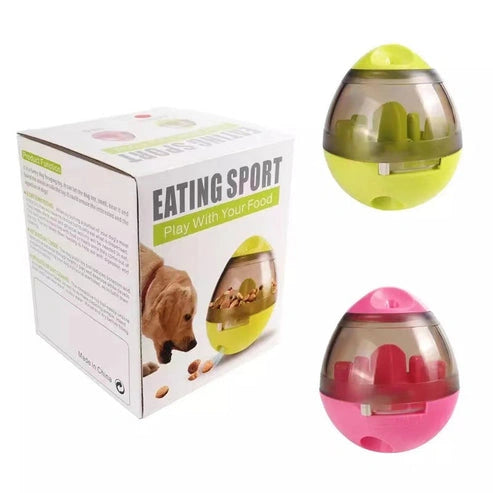 Puzzle Tumbler Ball Toy for Dogs & Cats Dual-Use Fun Toy
