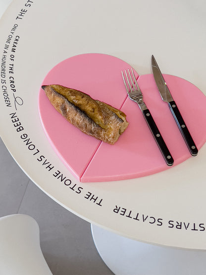 Aapon mini market -Heart-Shaped Puzzle Cutting Board