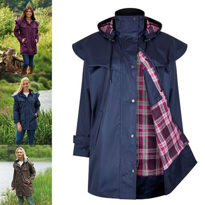 Champion Windsor Women's Waterproof Jacket – 3/4 Length Riding Coat