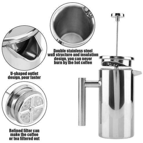 Aaponminimarket NNEDSZ French Press Coffee Maker