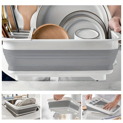 Aaponminimarket Dish Rack with Utensil Holder