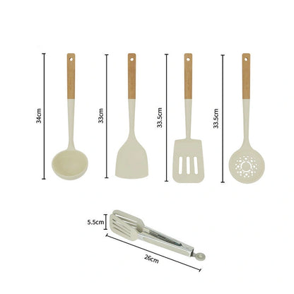 Aaponminimarket Heat-Resistant Silicone Utensils