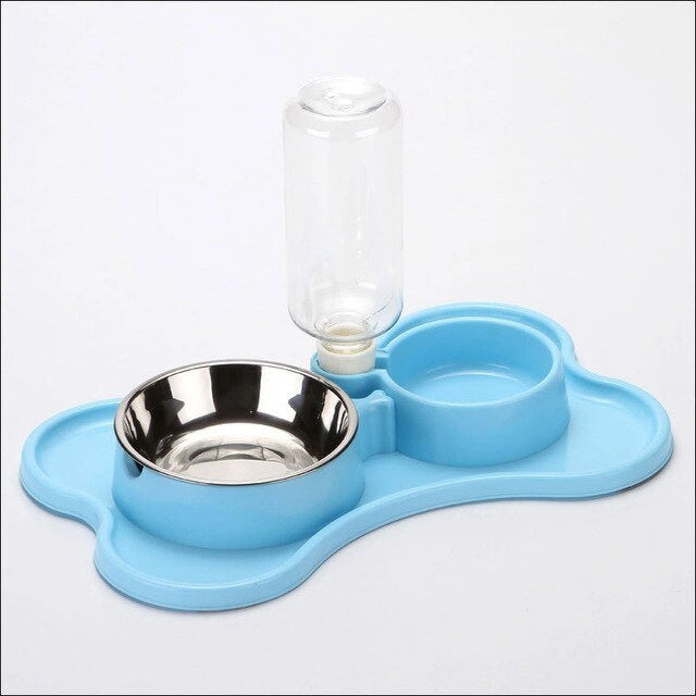 Aaponminimarket Non-Slip Double Cat Bowl