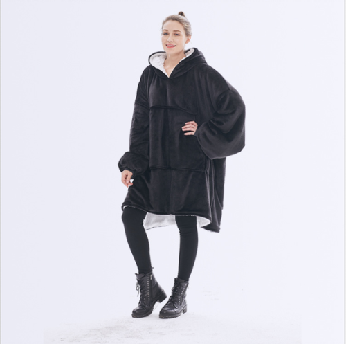 Unisex Sherpa LIned Blanket Hoodie