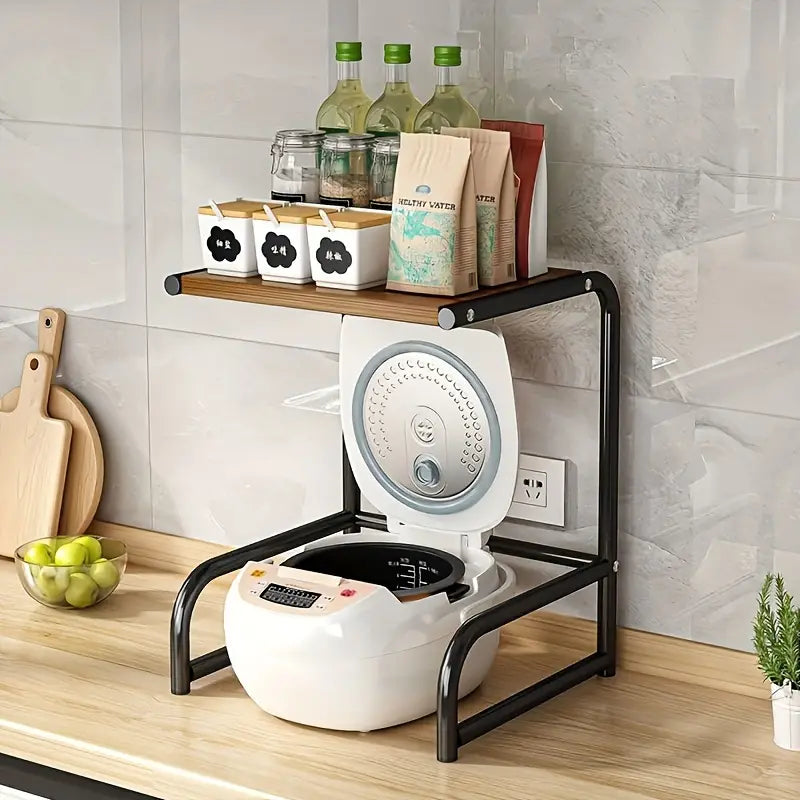 Aapon mini market -Multifunctional Microwave Storage Shelf