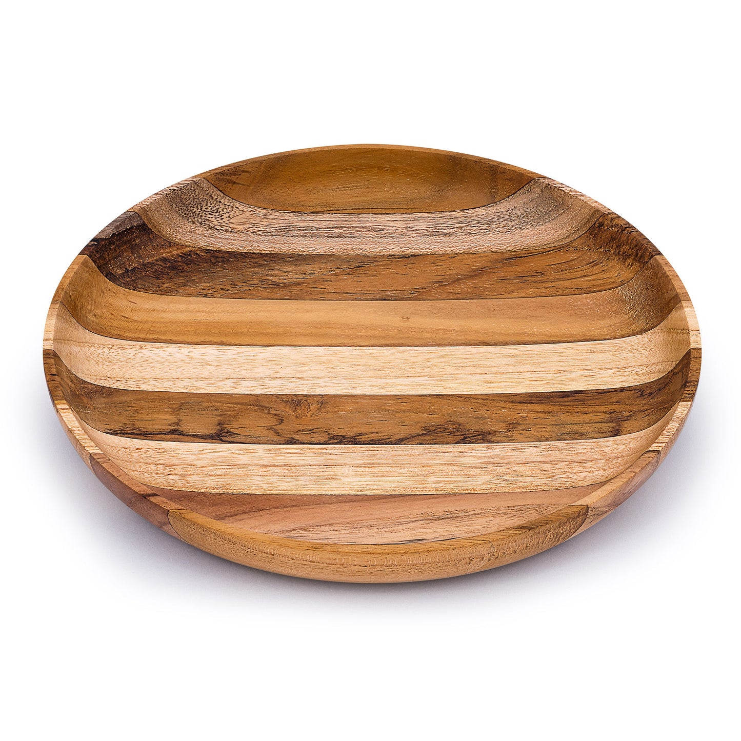 Premium Upcycled End Grain Wooden Serving Plate (2 Patterns)