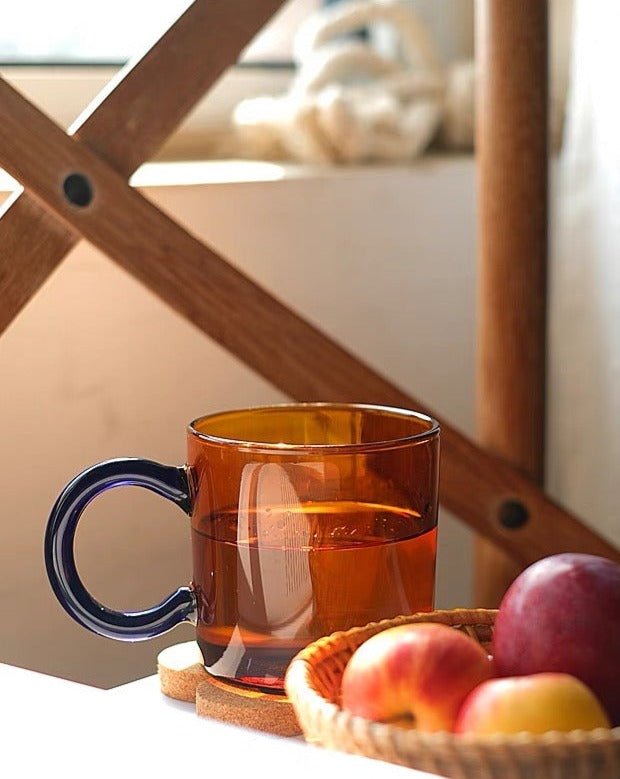 Aapon mini market -Set Of 2 Retro Couple Coffee Mugs Tea Cups