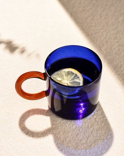 Aapon mini market -Set Of 2 Retro Couple Coffee Mugs Tea Cups