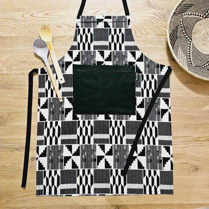 Aapon mini market -Handmade Apron and Matching Oven Gloves Set