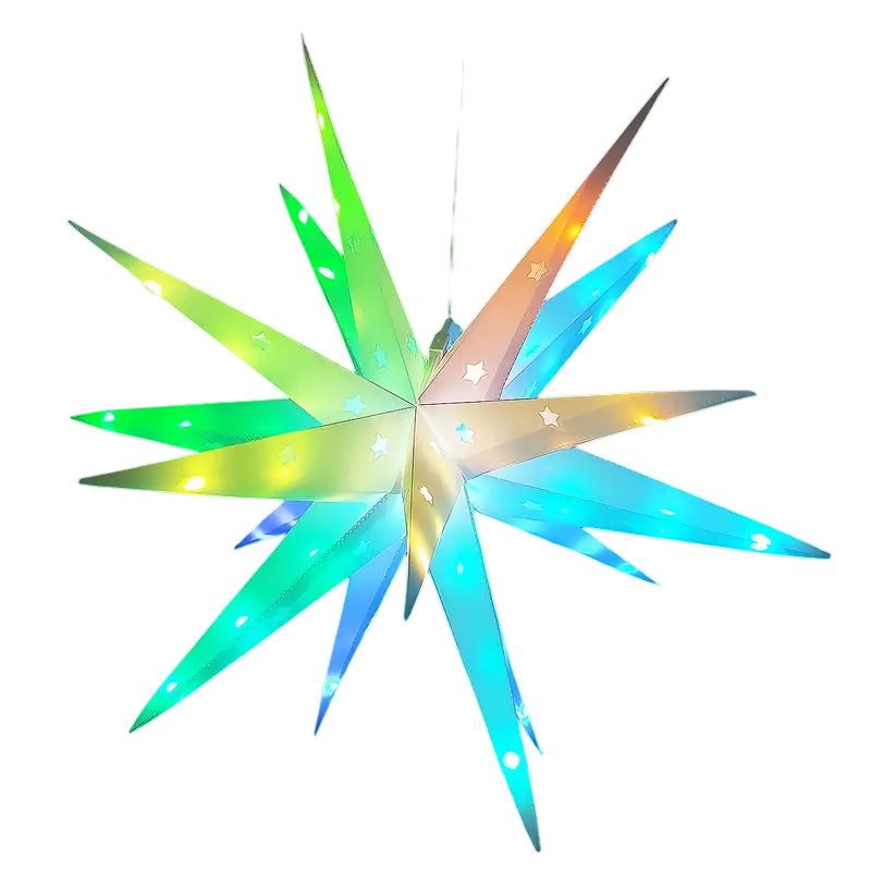 45cm LED 3D Moravian Star Light – RGB, App & Music Sync – view 4