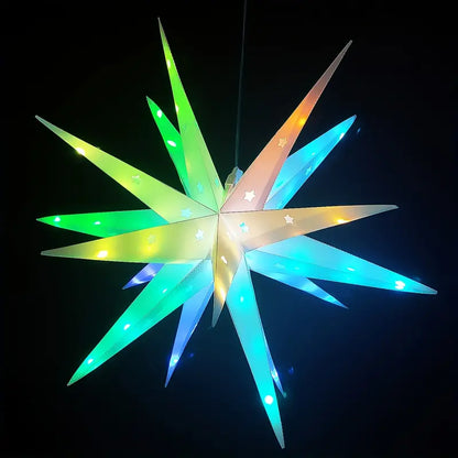 Radiant Spectrum: LED 3D Moravian Star Light