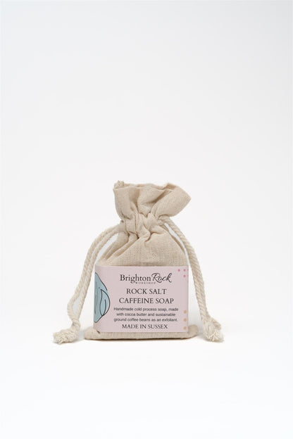 Aapon Mini Market Ltd - Rock Salt & Caffeine - Shea Butter Exfoliant Soap