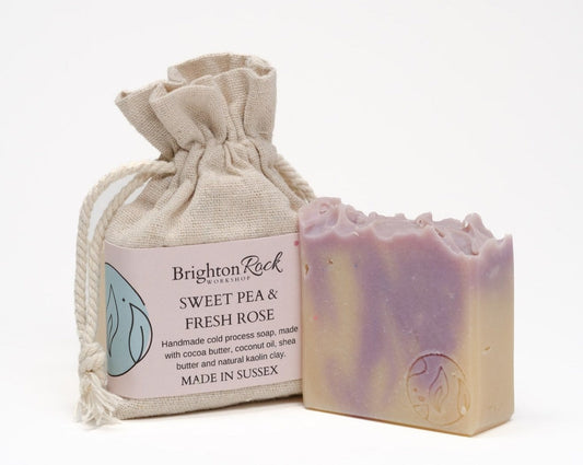 Sweet Pea & Fresh Rose Shea Butter Soap