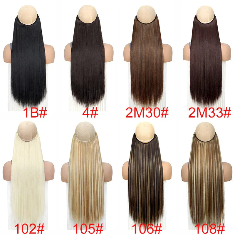 24 Inch Synthetic Invisible Hair Extension