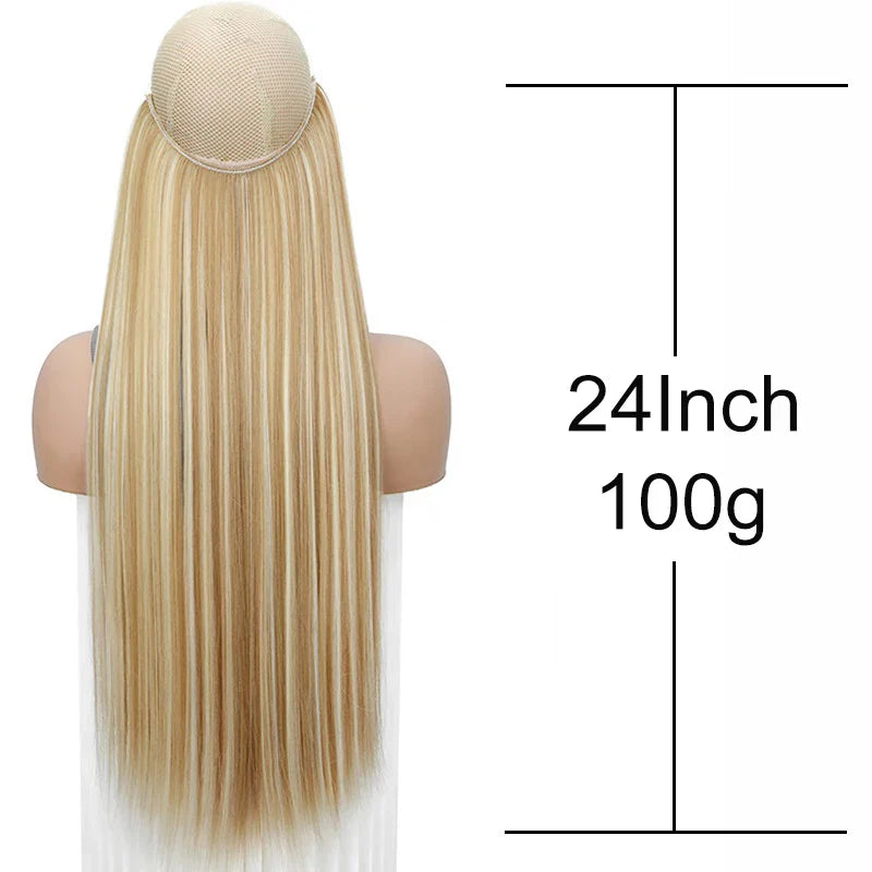 24 Inch Synthetic Invisible Hair Extension