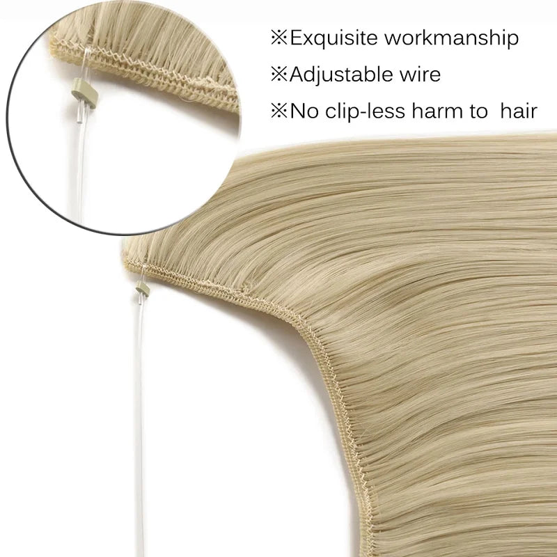 24 Inch Synthetic Invisible Hair Extension