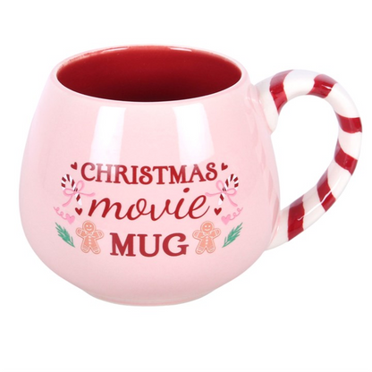Pink Christmas Movie Mug – Rounded, 500ml – view 4