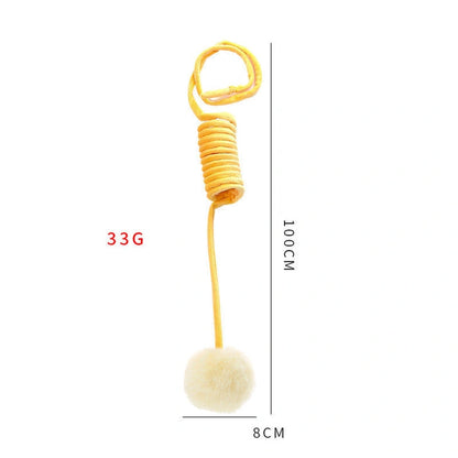 Aaponminimarket Interactive Rabbit Hair Ball Cat Toy