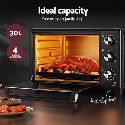 Aaponminimarket Devanti 30L Convection Oven | Electric Fryer Ovens