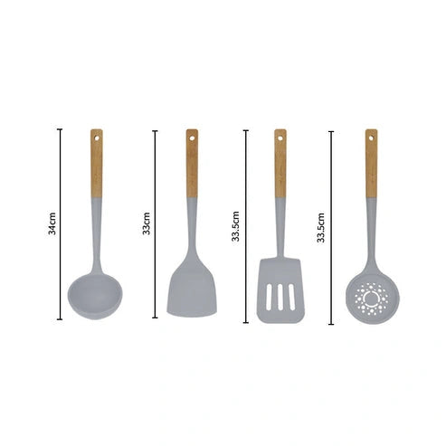 Aaponminimarket Heat-Resistant Silicone Utensils