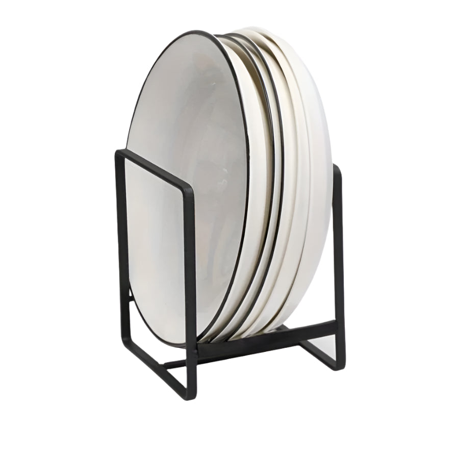 NNETM Space-Saving Dish Rack Stainless Steel