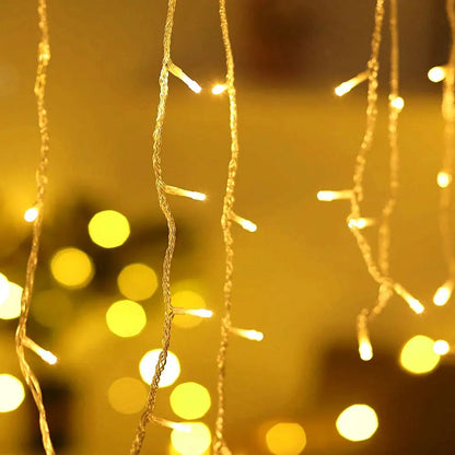 LED String Lights Christmas Curtain Fairy Garland