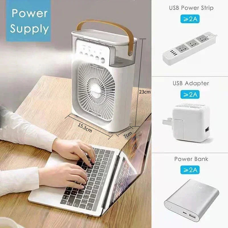 3 In 1 Portable Air Cooler with Humidifier