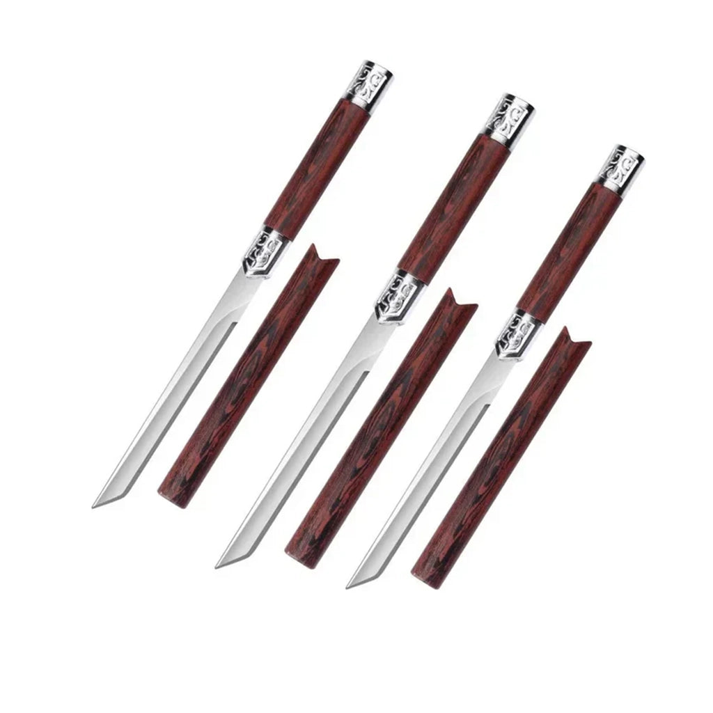 Aaponminimarket 3-Piece Stainless Steel Sharp Fruit Knife Set