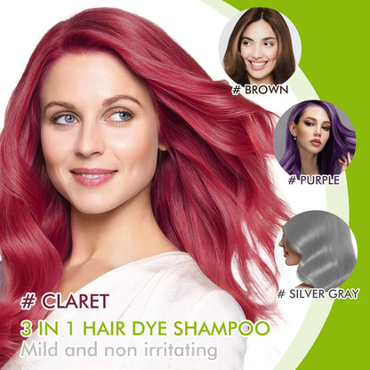 3-in-1 Hair Coloring Shampoo