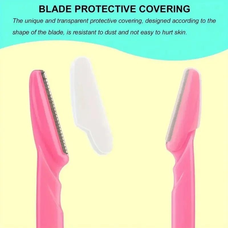 30 Pcs Eyebrow Razors For Women With Precision Safety Cover