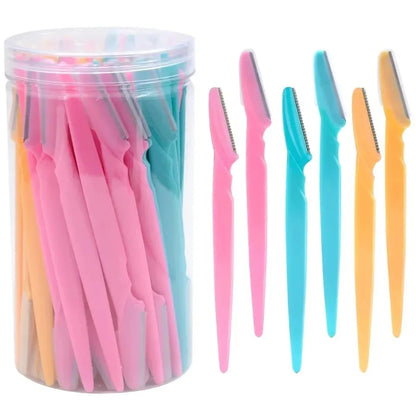30 Pcs Eyebrow Razors For Women With Precision Safety Cover
