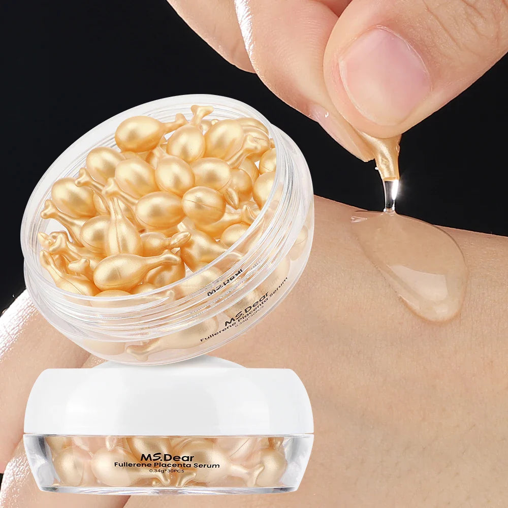 Aapon Mini Market Ltd 30Pcs Hyaluronic Acid Serum Capsules for Skin Care