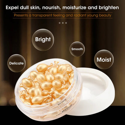 Aapon Mini Market Ltd 30Pcs Hyaluronic Acid Serum Capsules for Skin Care