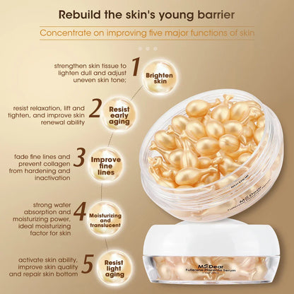Aapon Mini Market Ltd 30Pcs Hyaluronic Acid Serum Capsules for Skin Care