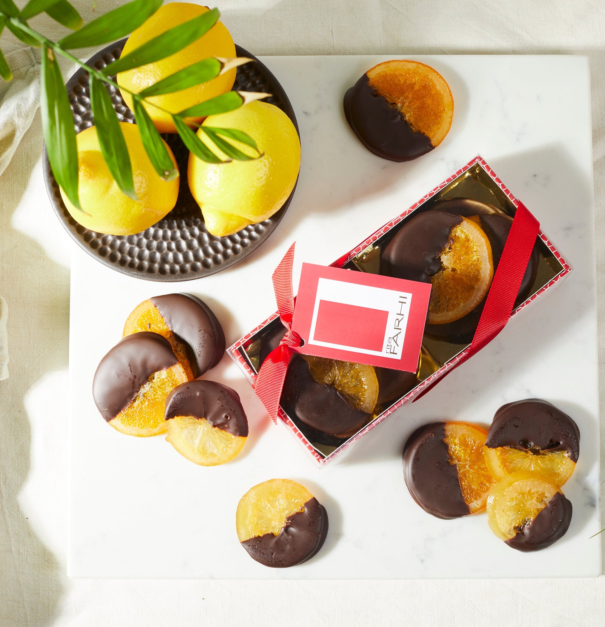 Belgian Dark Chocolate Dipped Candied Orange and Lemon Slices, 188g-3