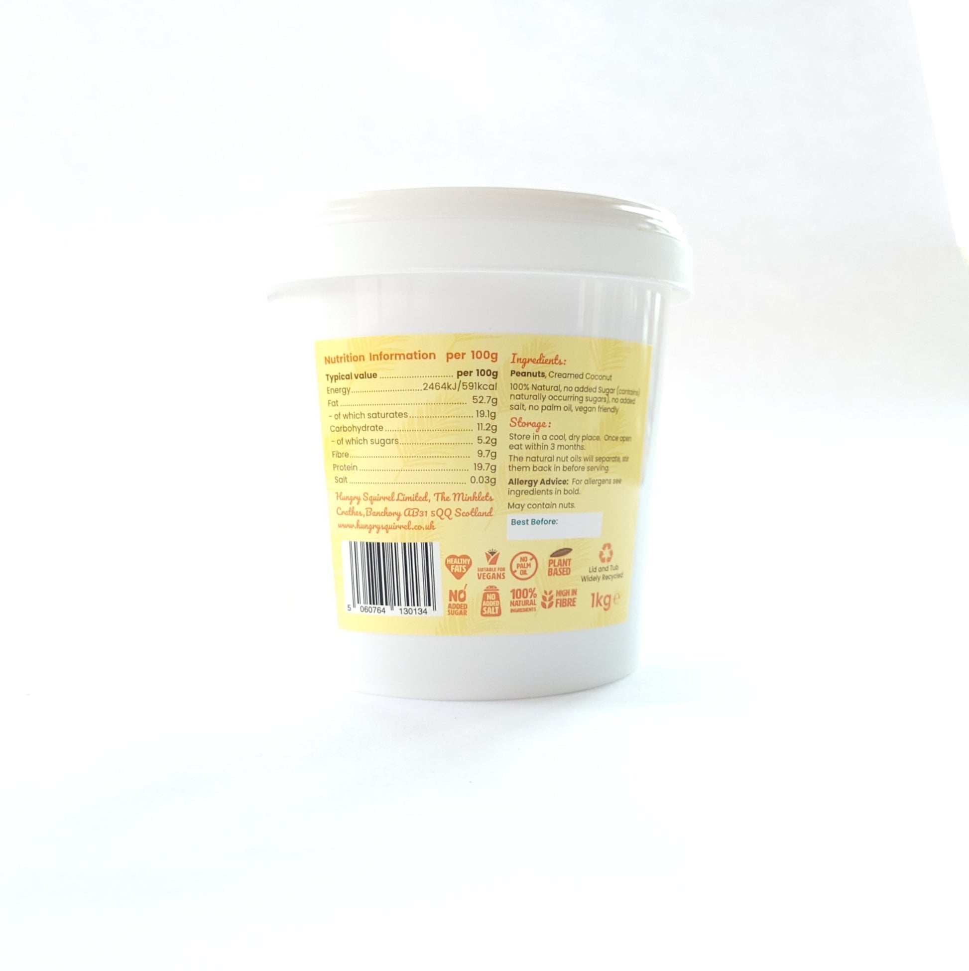 Coconut peanut butter smoothie