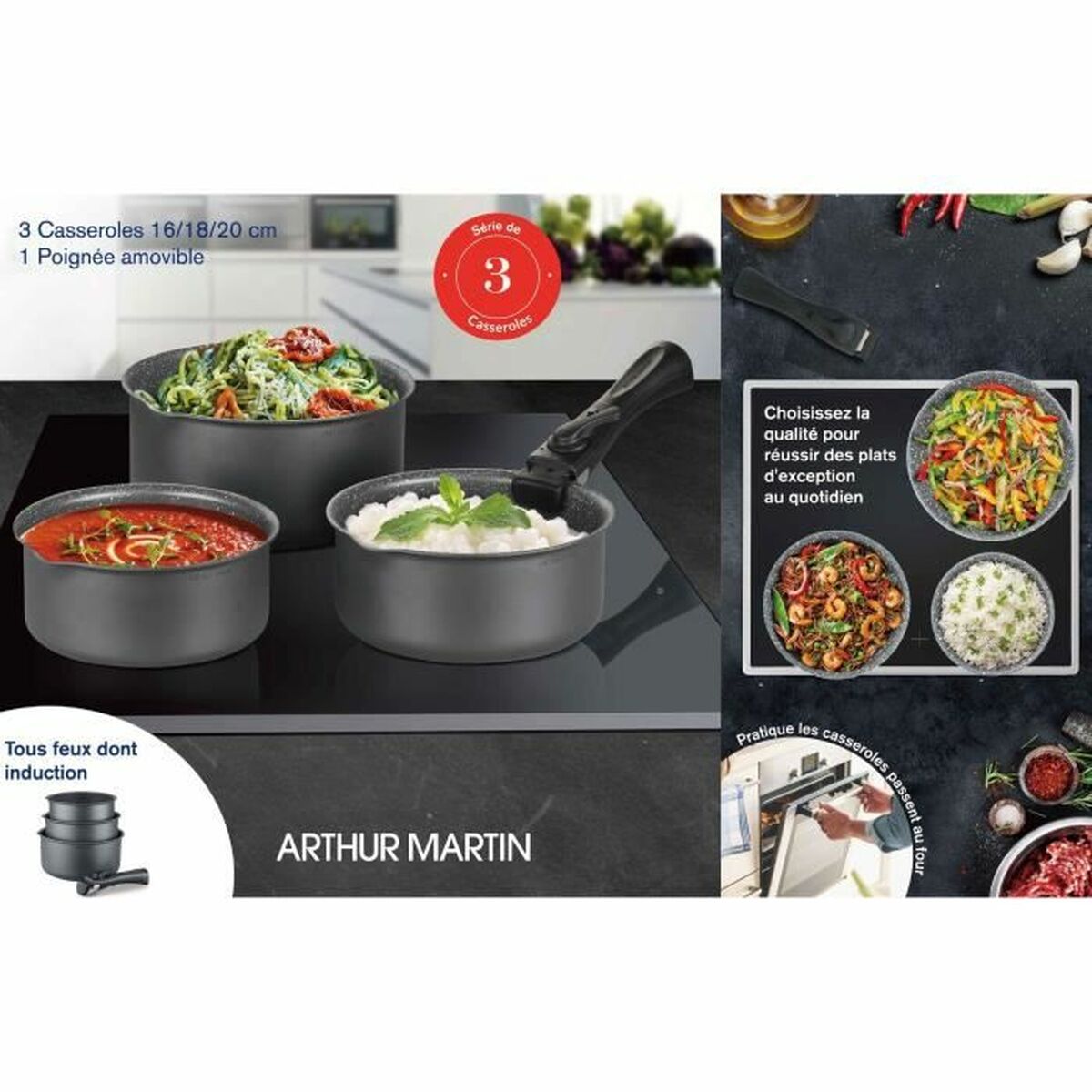 Aapon mini market - Arthur Martin Cookware Set