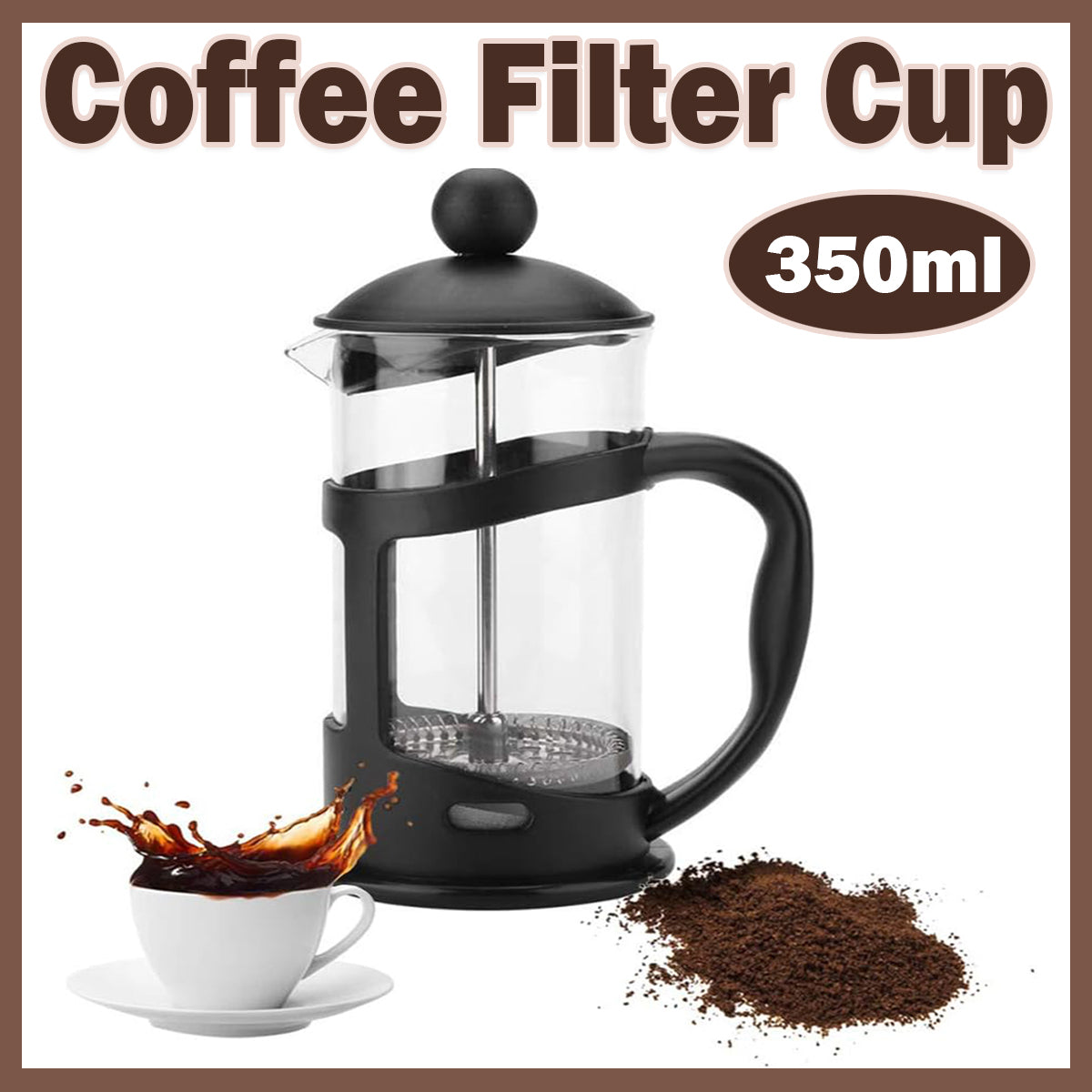 Aapon mini market - 350ml French Press Coffee Maker
