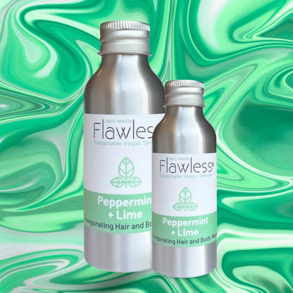 Flawless Men's Peppermint + Lime Hair & Body Wash