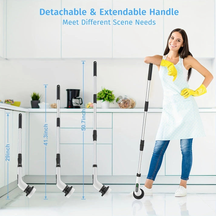 Aaponminimarket Cordless Spin Scrubber