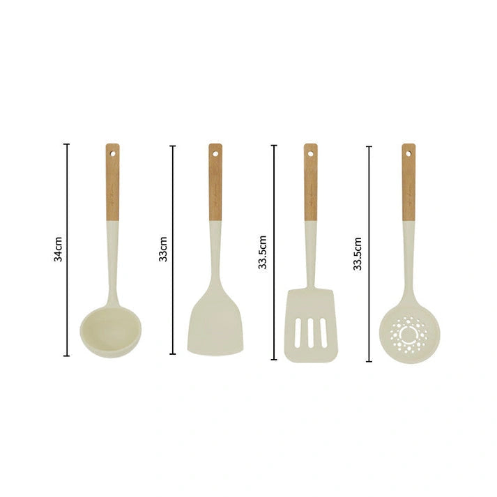 Aaponminimarket Heat-Resistant Silicone Utensils