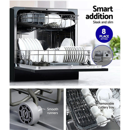 Aaponminimarket NNEDSZ Benchtop Dishwasher