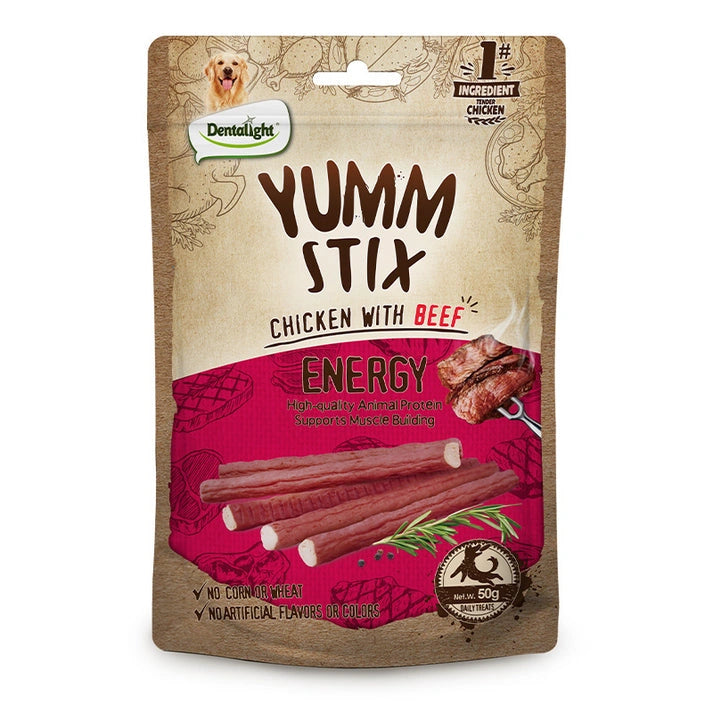 Aaponminimarket Pet Puppy Vitamin Satisfy The Appetite Pure Chicken Emulsion Strip
