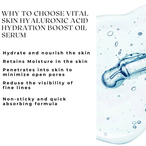 Aaponminimarket Hyaluronic Acid Oil Serum for Skin Hydration
