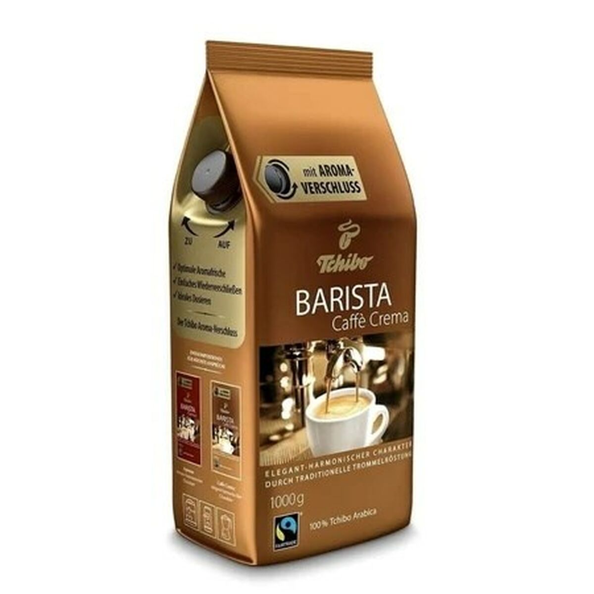 Coffee beans Tchibo Kawa  Barista Caffe Crema 1KG ziarnista-0