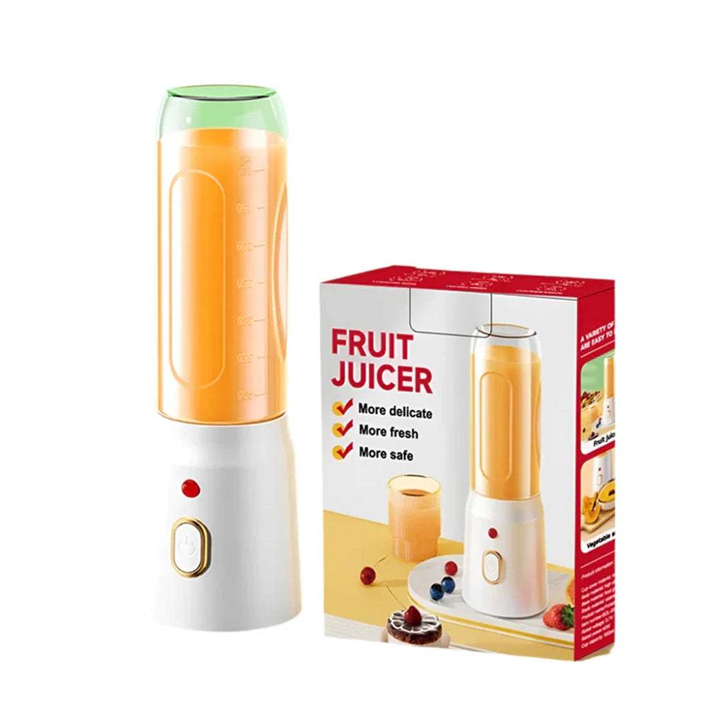 Aapon mini market - 40W Cordless USB Rechargeable Portable Blender (White)